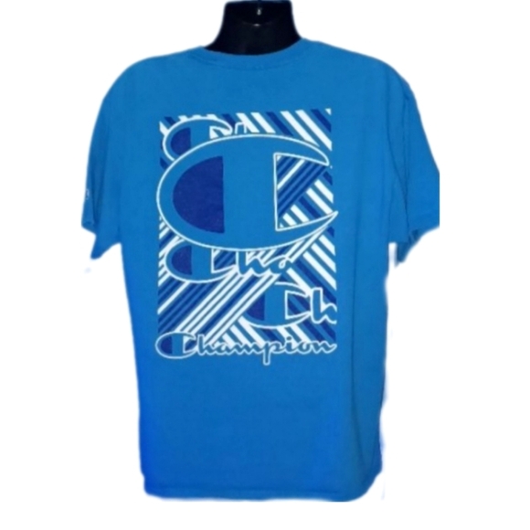 Champion Men's Blue T-Shirt - Picture 4 of 6